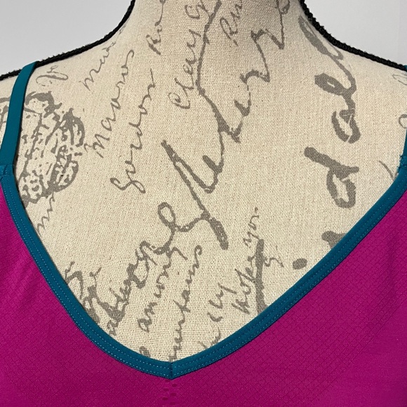 Knix Longevity Sports Bra Sz XXL Magenta/Teal - Picture 6 of 7